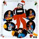 Christmas Wreath Of Pictures